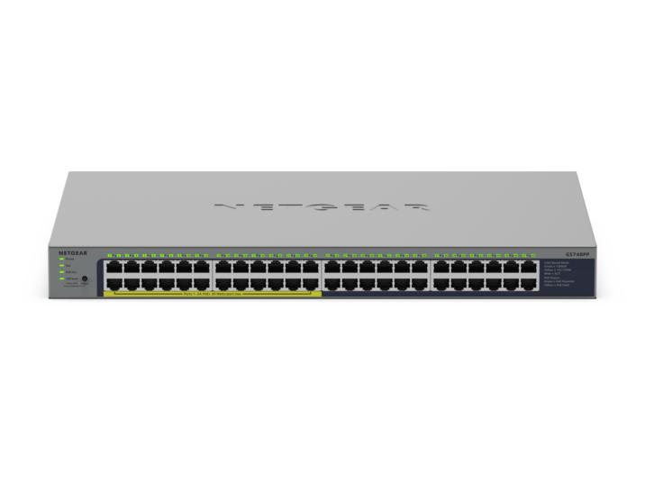 48-PORT 1G UNMANAGED POE SWITCH RACKMOUNTABLE