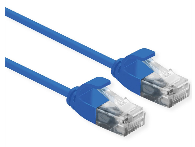 UTP DATACENTER PATCHK. SLIM KAT6A LSOH BLAU 3M
