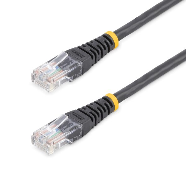 15M BLACK CAT5E PATCH CABLE .